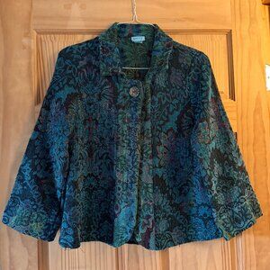 Habitat Turquoise Tapestry Jacket Size S